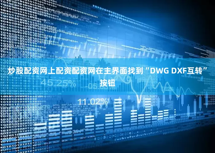 炒股配资网上配资配资网在主界面找到“DWG DXF互转”按钮